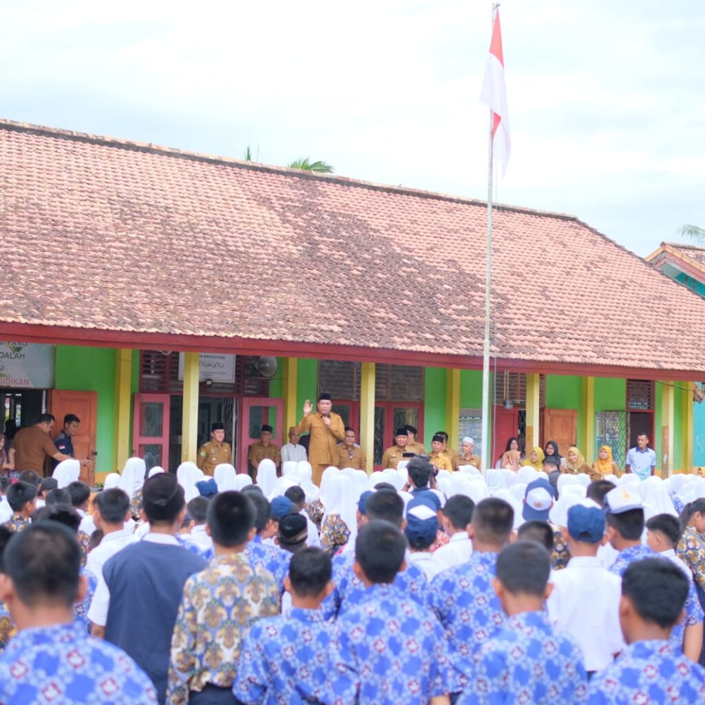 Bupati Muba Toha Sosialisasi Bahaya Narkoba, Judi Online, dan Pornografi ke Pelajar