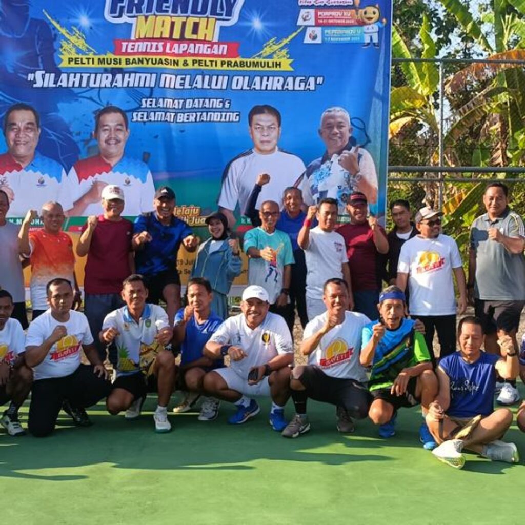 PELTI Muba dan PELTI Prabumulih Gelar Friendly Match, Pererat Silaturahmi Melalui Olahraga