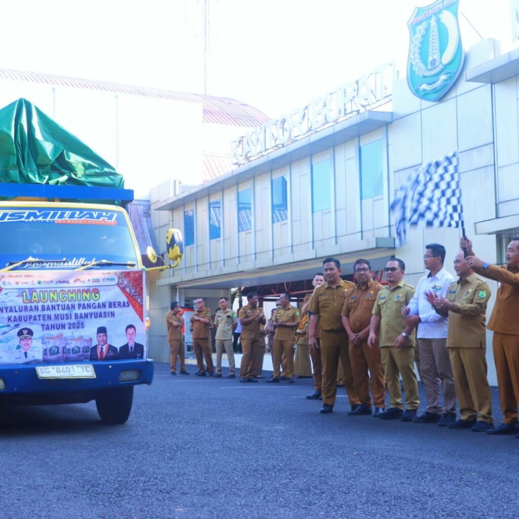 Pemkab Muba Launching Penyaluran Bantuan Pangan Beras untuk 35.380 Keluarga
