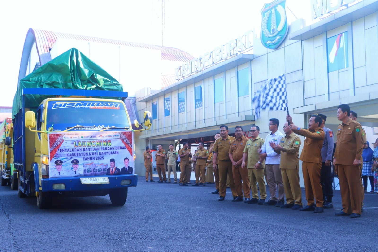Pemkab Muba Launching Penyaluran Bantuan Pangan Beras untuk 35.380 Keluarga