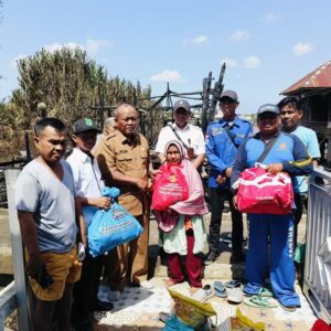 Dua Rumah warga di Desa Karang Agung Lalan Gosong Terbakar, Kerugian Capai Ratusan Juta