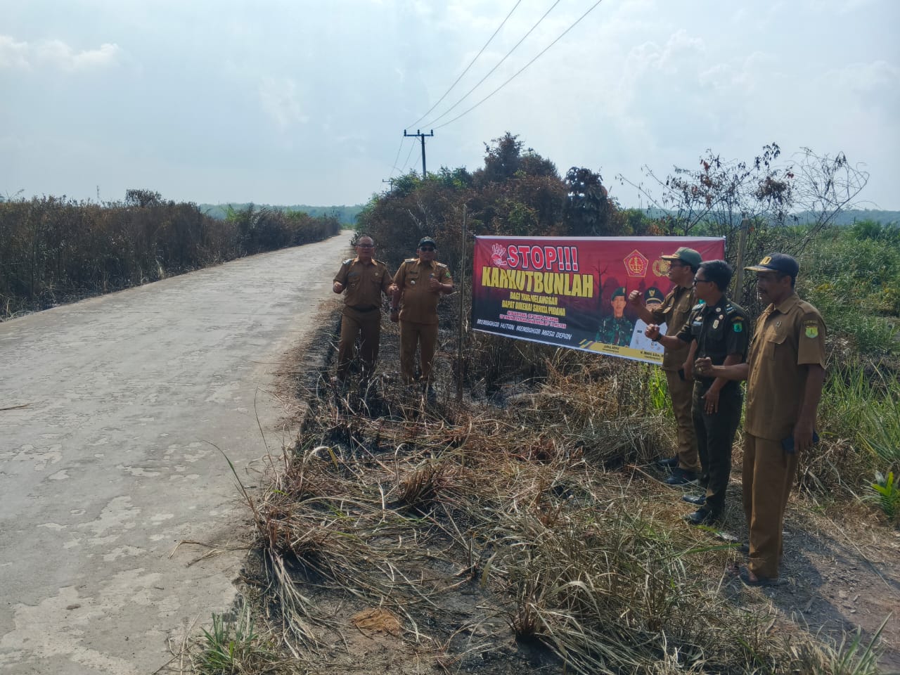 KECAMATAN BAYUNG LINCIR MELAKUKAN SOSIALISASI PENCEGAHAN KARHUTLAH