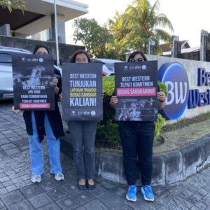 Desak Transparansi Komitmen Telur Bebas Sangkar, Koalisi AFJ, ADSH, dan AFFA Mengunjungi Best Western Kamala