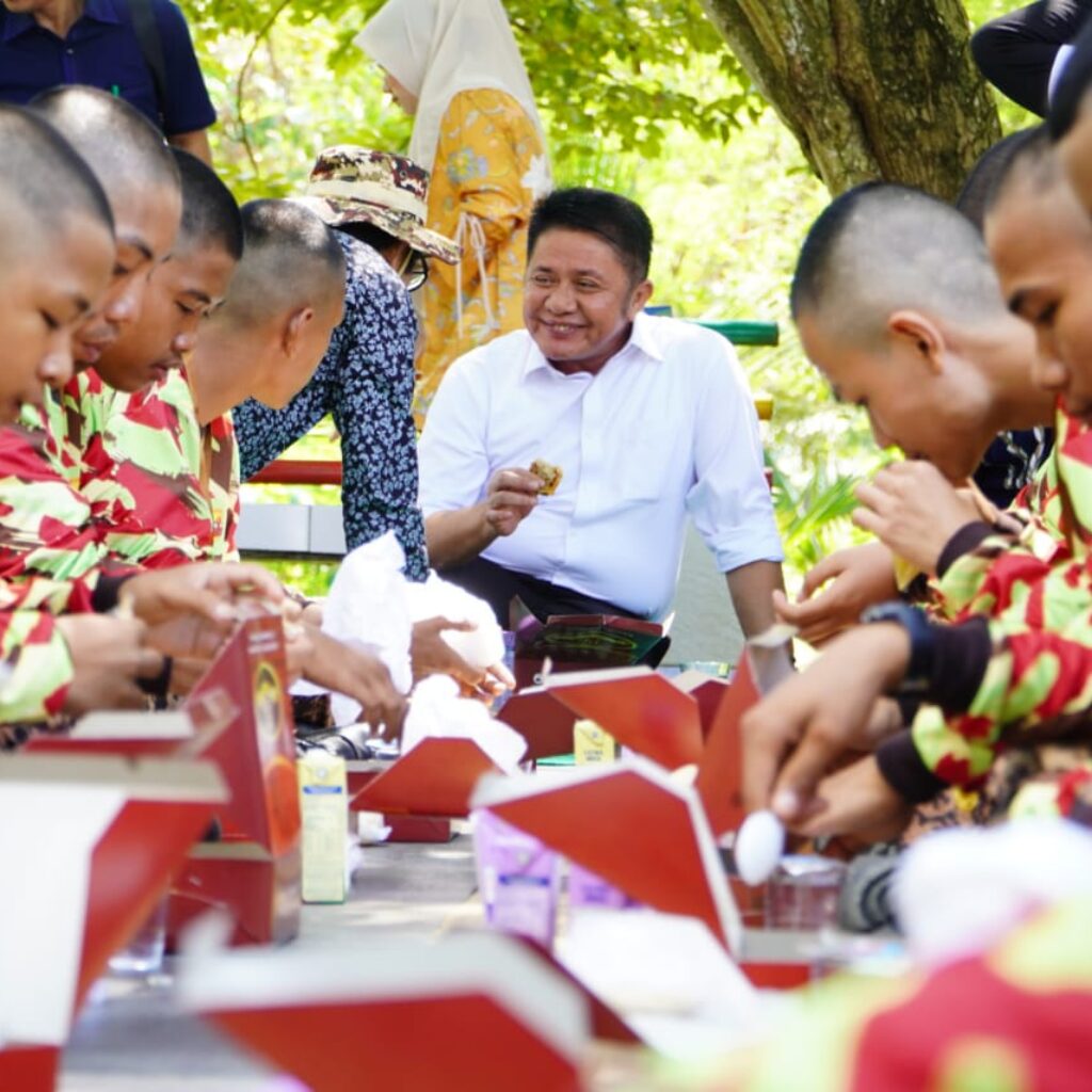 Gubernur Sumsel Herman Deru Sambangi Retret Laskar Pandu Satria