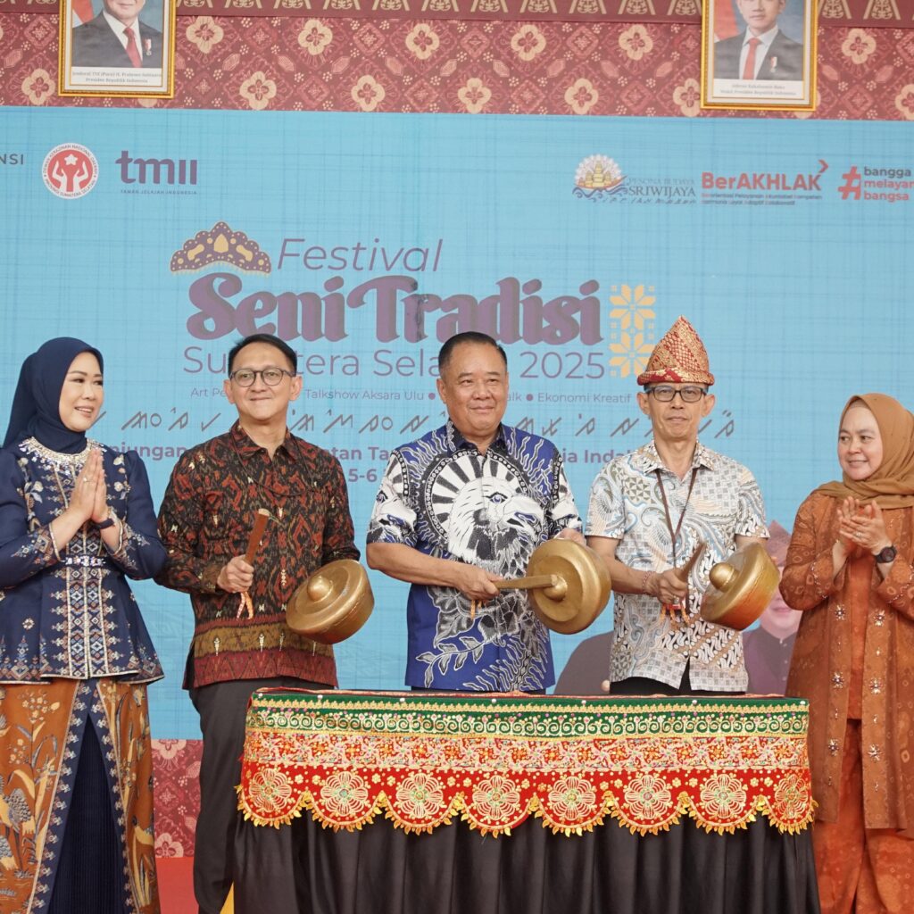 Anjungan Sumsel di TMII Disulap Jadi Panggung Budaya Festival Seni Tradisi Tahun 2025