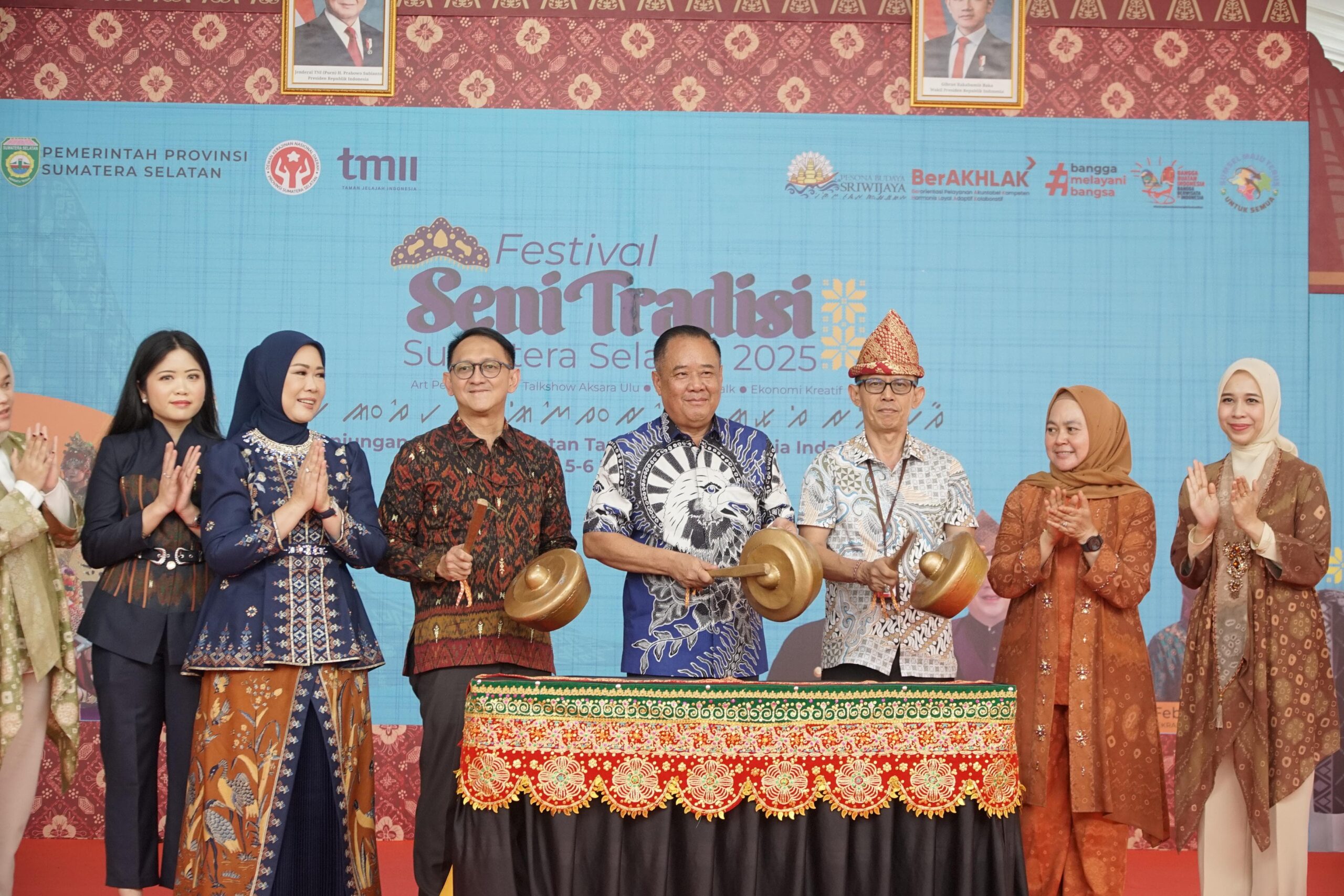 Anjungan Sumsel di TMII Disulap Jadi Panggung Budaya Festival Seni Tradisi Tahun 2025