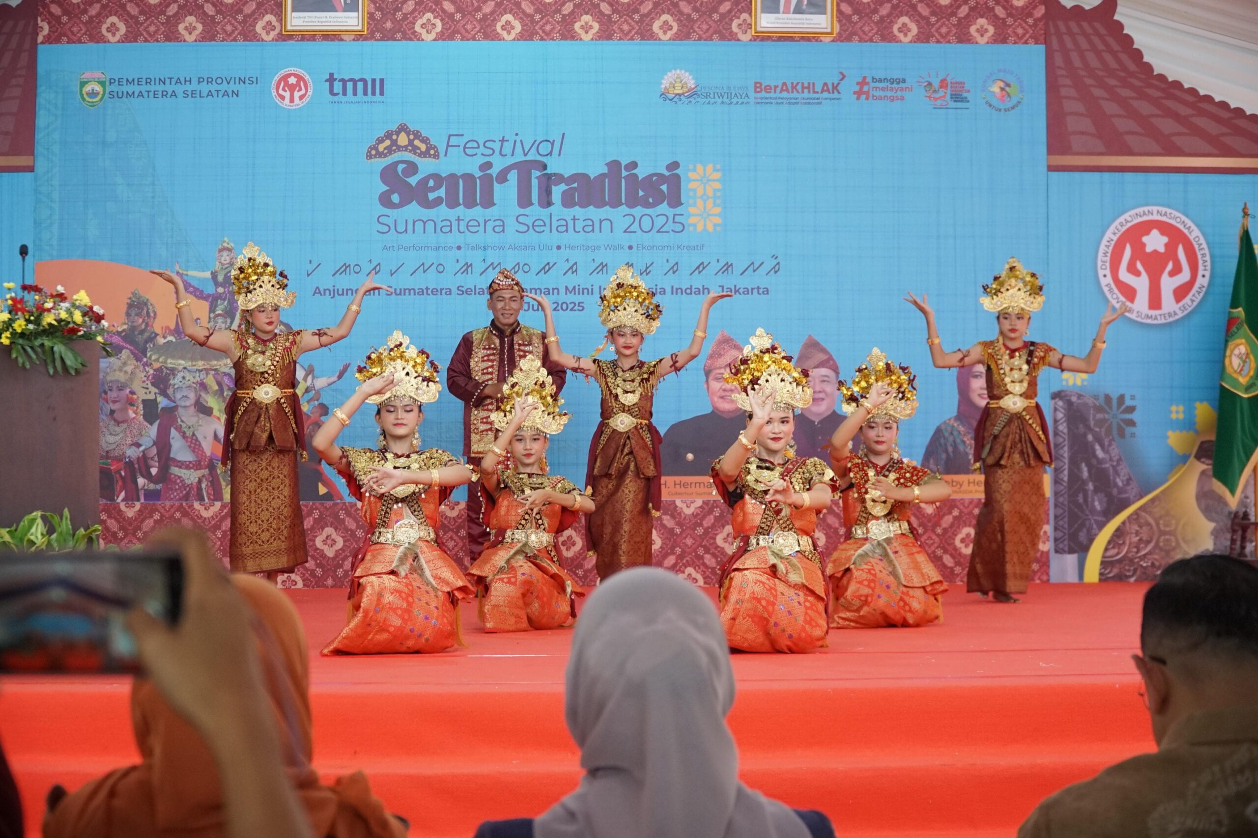 Penutupan Festival Seni Tradisi Sumatera Selatan di TMII Jakarta Tahun 2025