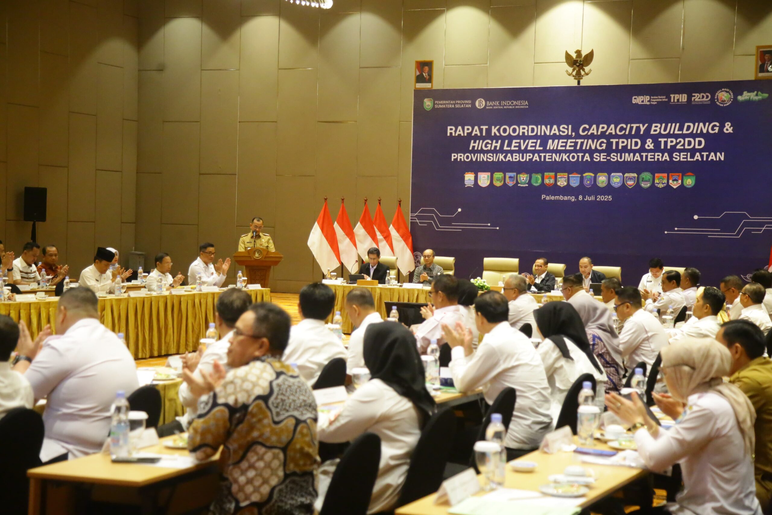 Rapat Koordinasi Tim Pengendalian Inflasi Daerah se-Sumsel dan kegiatan Capacity Building
