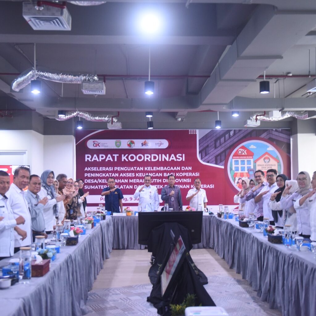 Rakor Literasi Keuangan Pengembangan Koperasi Merah Putih dan Bimtek Fasilitasi Perizinan