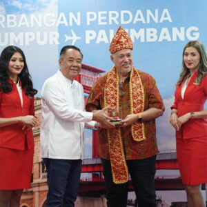 Wagub Sumsel Cik Ujang Hadiri Pembukaan Penerbangan AirAsia Rute Palembang–Kuala Lumpur