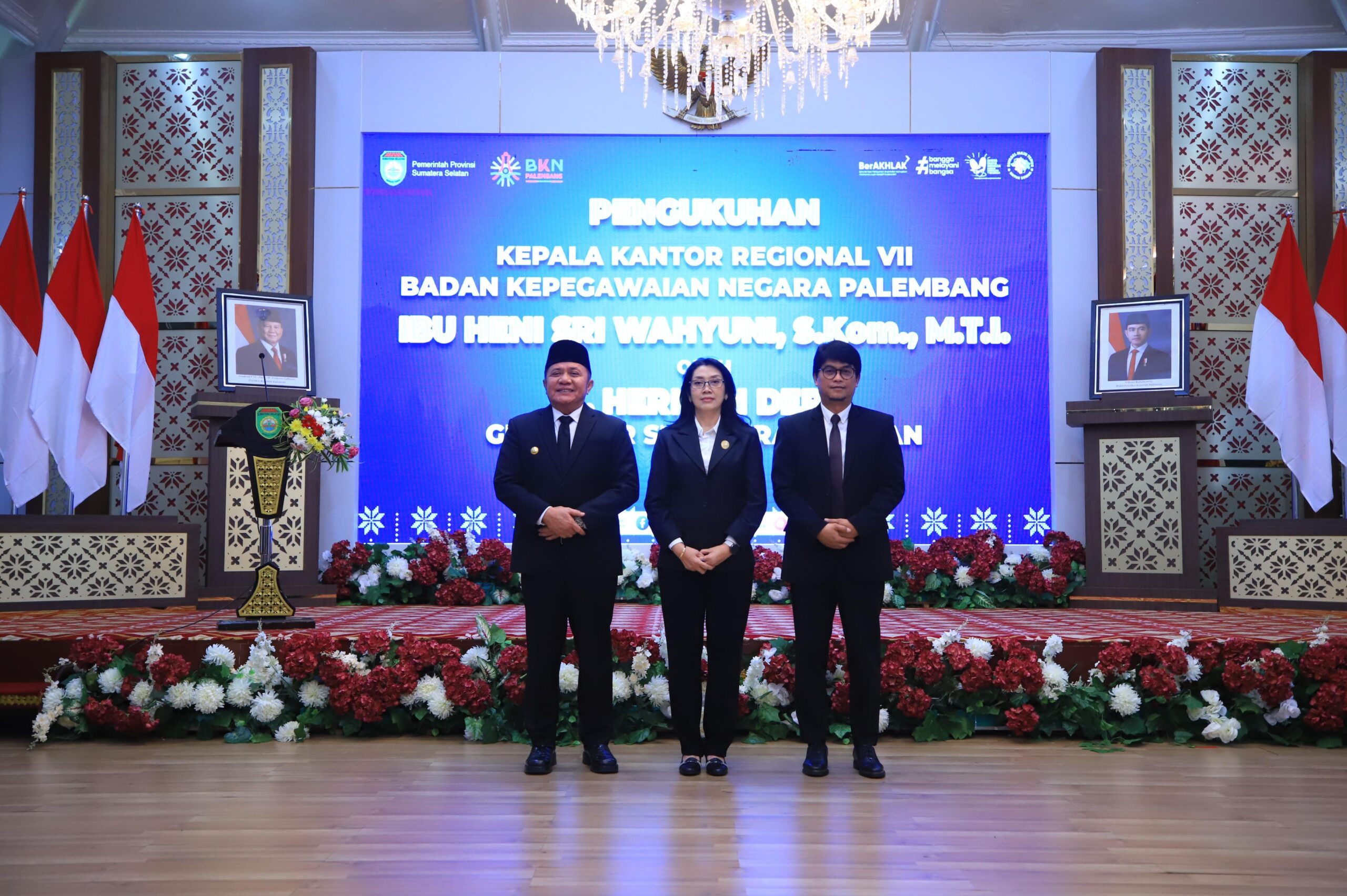 Heni Sri Wahyuni Resmi Nahkodai BKN Regional VII Palembang, Gubernur Herman Deru Titip SDM Berintegritas