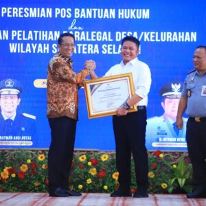 Peresmian Posbankum dan Pelatihan Paralegal se-Sumsel