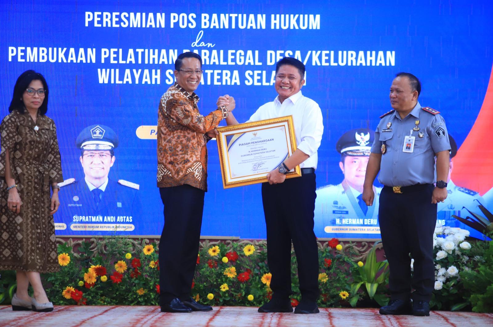 Peresmian Posbankum dan Pelatihan Paralegal se-Sumsel