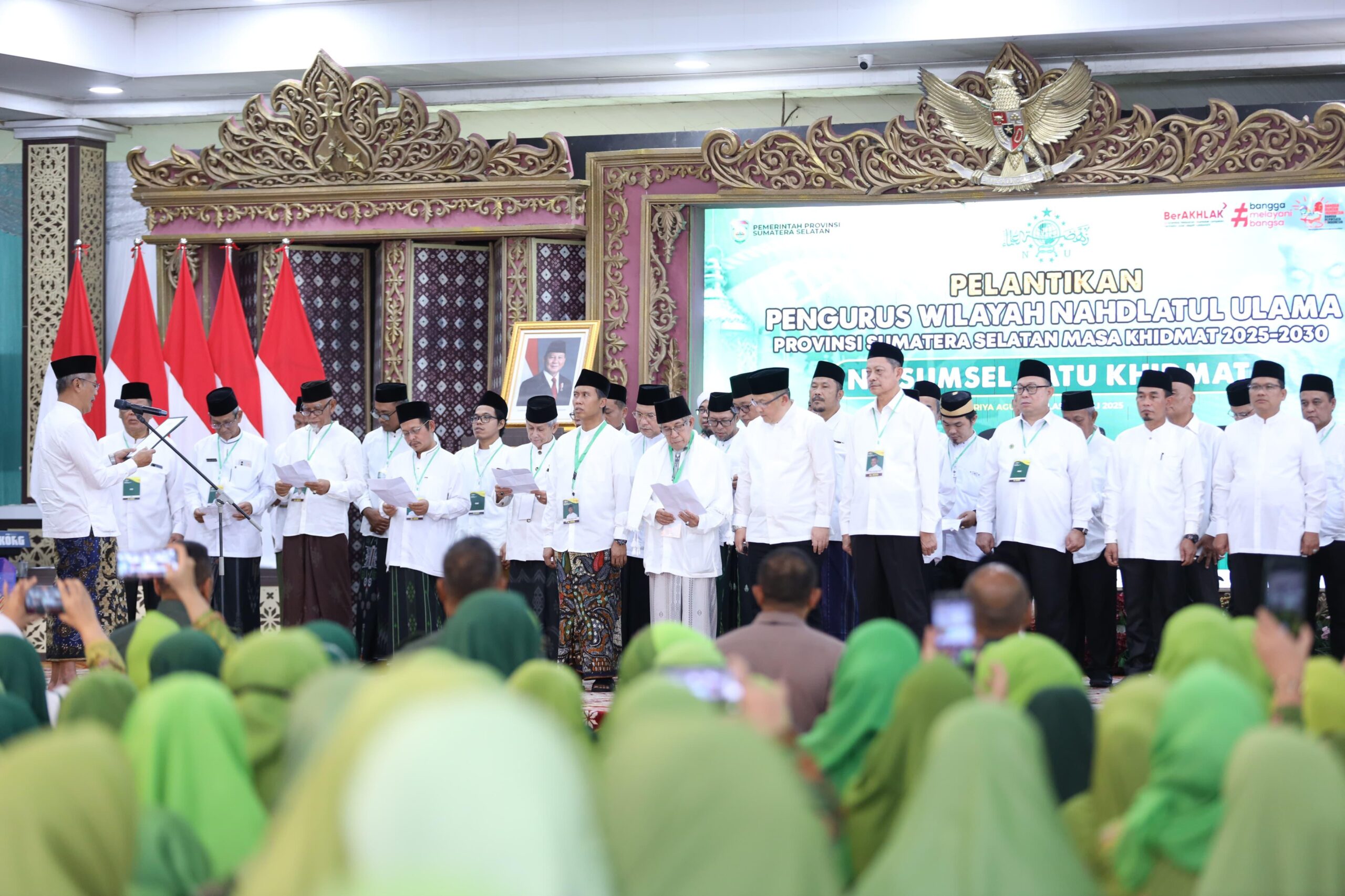 Pelantikan Pengurus Wilayah NU Sumsel Periode Tahun 2025–2030