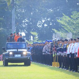 Apel   dan Simulasi Kesiapsiagaan Karhutla Provinsi Sumsel Tahun 2025
