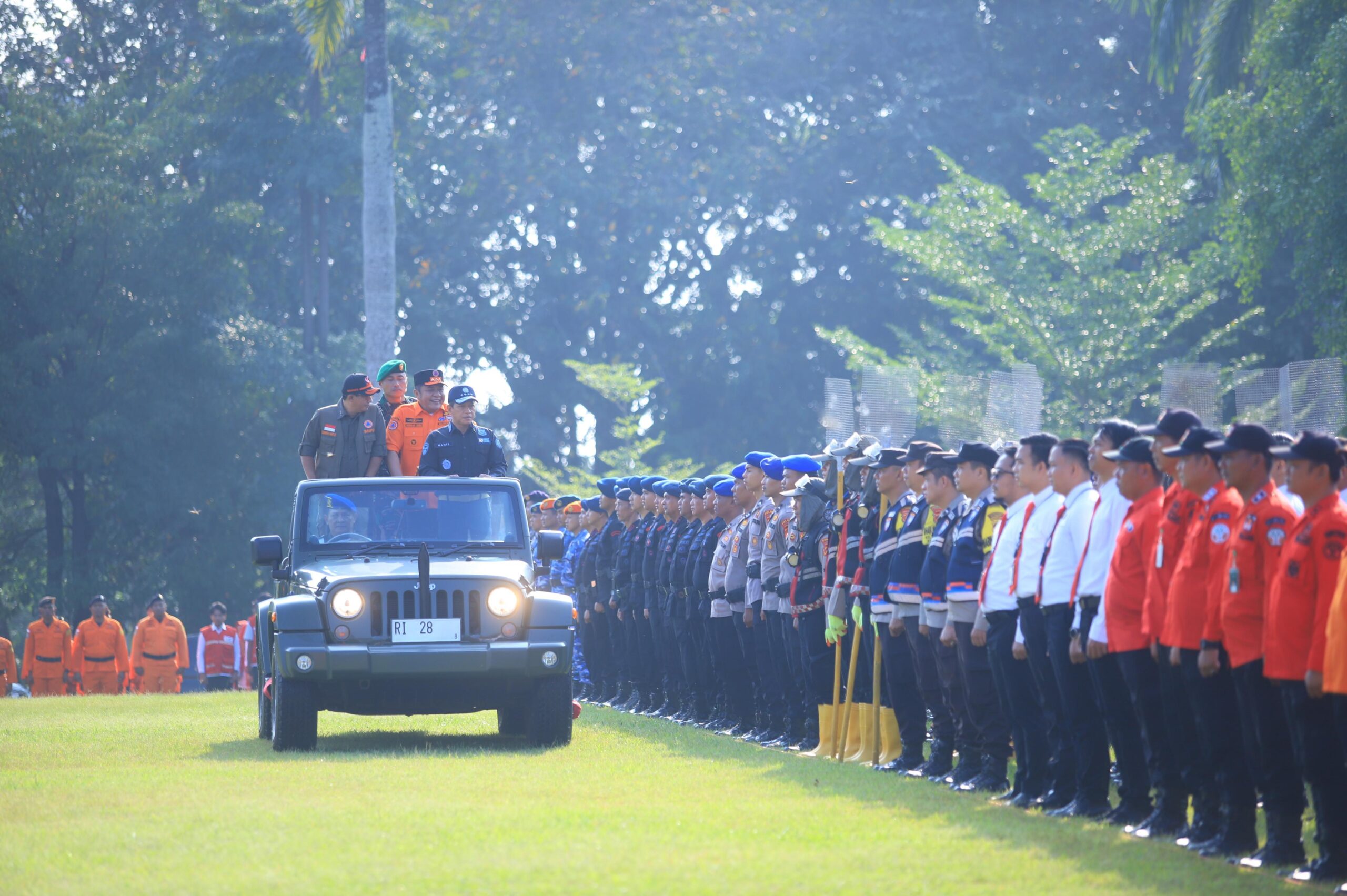 Apel dan Simulasi Kesiapsiagaan Karhutla Provinsi Sumsel Tahun 2025
