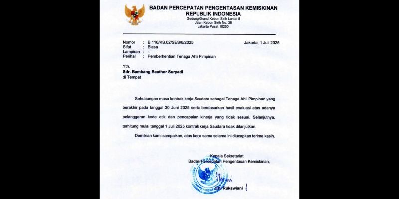 Usai Ungkap Dugaan Ijazah Palsu Jokowi Cetakan Pasar Pramuka, Beathor Suryadi kini Dipecat Beathor Akui Pernah Kagumi Jokowi, Kini Diberhentikan dari BP Taskin Usai Ungkap Dugaan Ijazah Palsu
