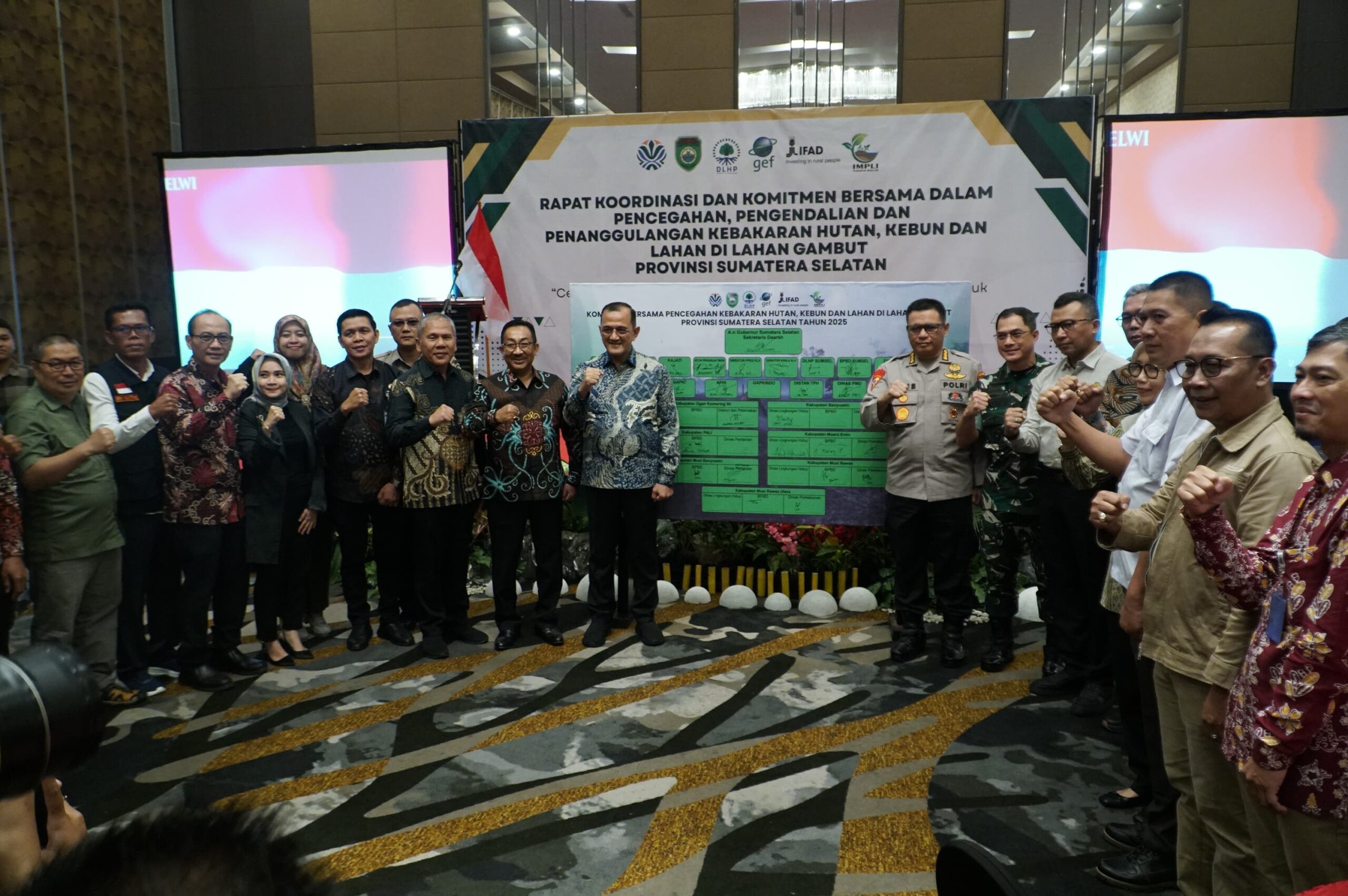 Pemprov Sumsel Terus Upaya Kerahkan Segala Daya Tangani Karhutla