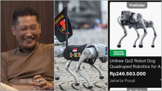 Harga Robot Anjing Polri Capai Rp 3 Miliar, Bossman Mardigu Sampai Terkejut: Tidak Habis Pikir