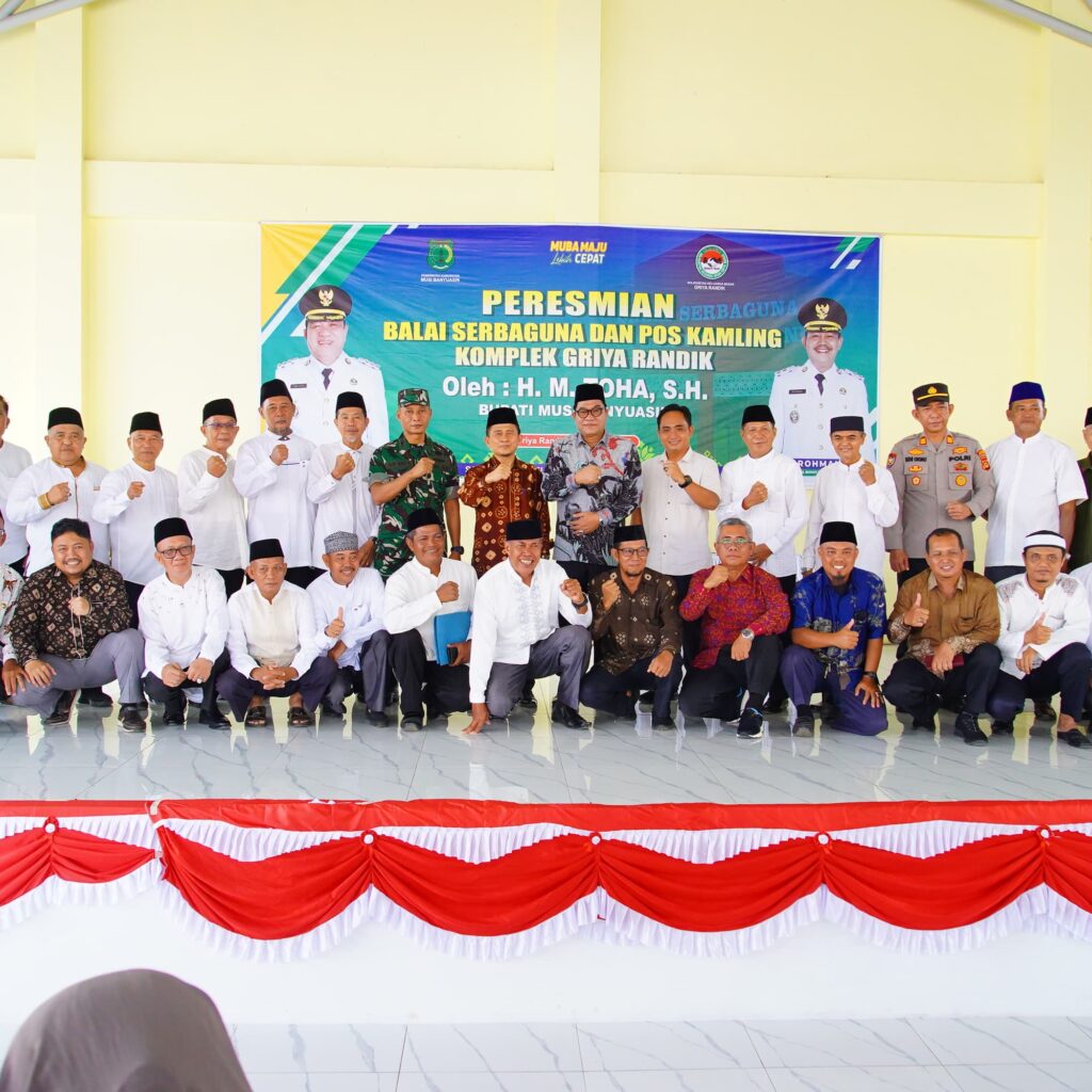 Peresmian Balai Serbaguna dan Pos Kamling Komplek Griya Randik
