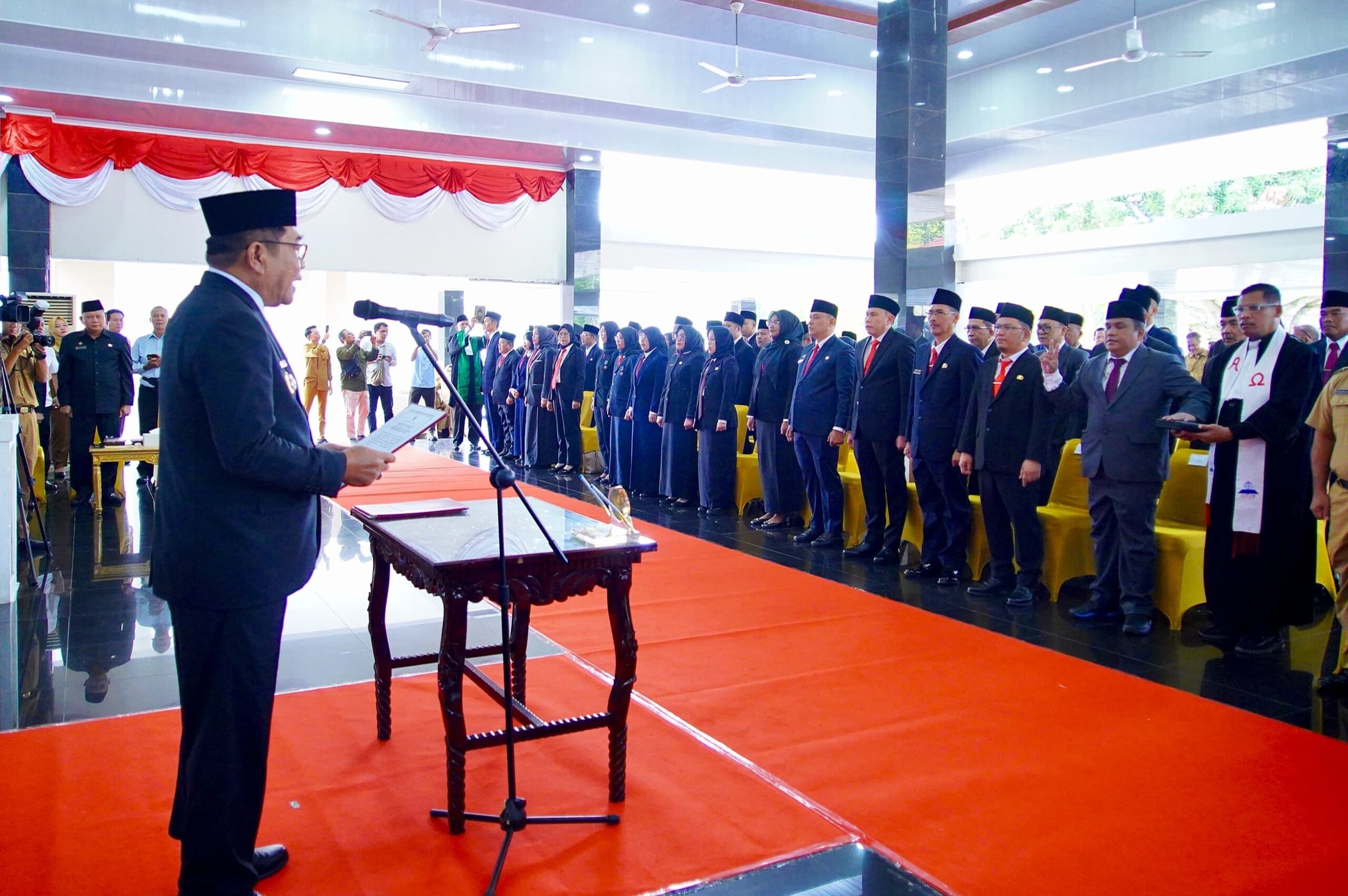 Bupati Muba Lantik Sejumlah Pejabat Pratama dan Fungsional, Upaya Dorong Kinerja Lebih Cepat di Semester II