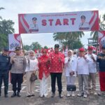 Ratusan Peserta Meriahkan Karnaval Puncak HUT ke-80 RI di Kabupaten PALI