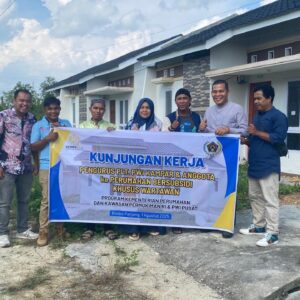 Plt Ketua PWI Kampar dan Pengurus Survei Rumah Subsidi Dari Kementerian Perumahan RI
