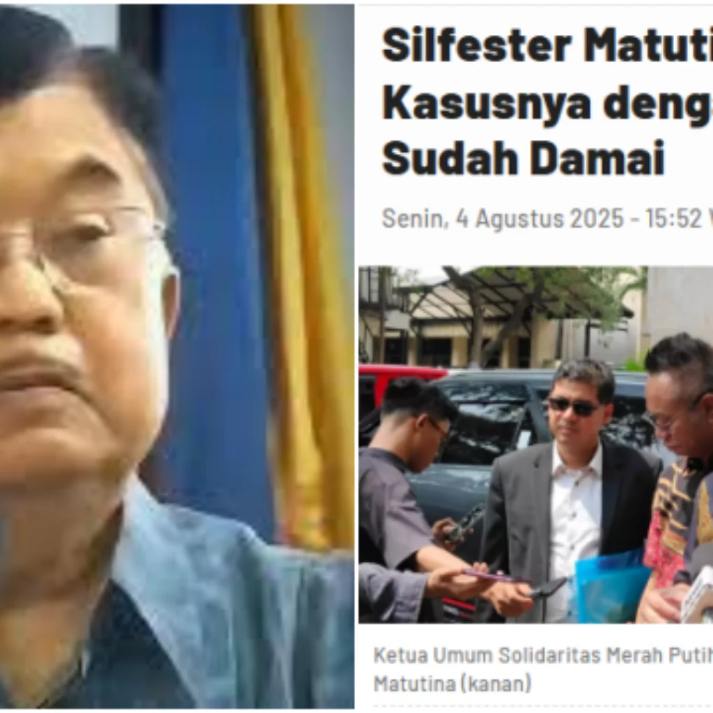 Bantah Pengakuan Silfester Matutina, Jusuf Kalla Tegaskan Tidak Pernah Bertemu dan Berdamai dengan Relawan Jokowi Itu