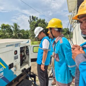PLN ULP Seberang Kota Sukses Jaga Keandalan Listrik Tanpa Kedip di Malam Penutupan MTQ Kecamatan Danau Teluk