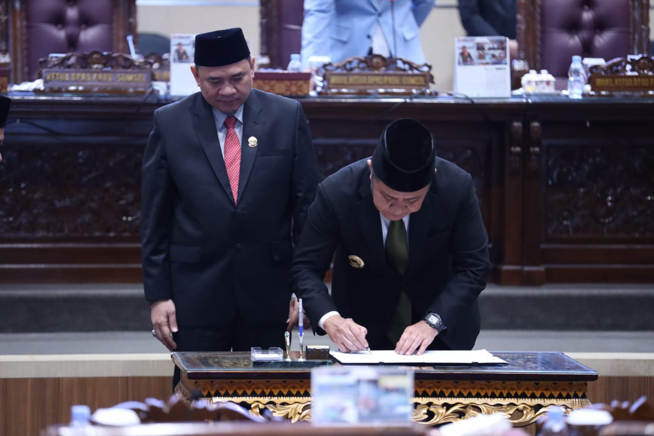 Tiga Perda Baru Ditetapkan, Upaya DPRD dan Pemprov Sumsel Perkuat Arah Pembangunan