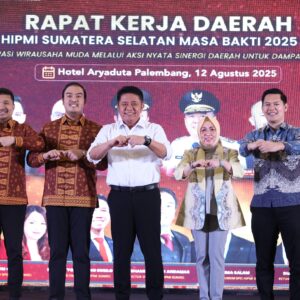Rakerda HIPMI Sumsel 2025, Herman Deru Dorong Pemuda Kendalikan Teknologi untuk Peluang Usaha