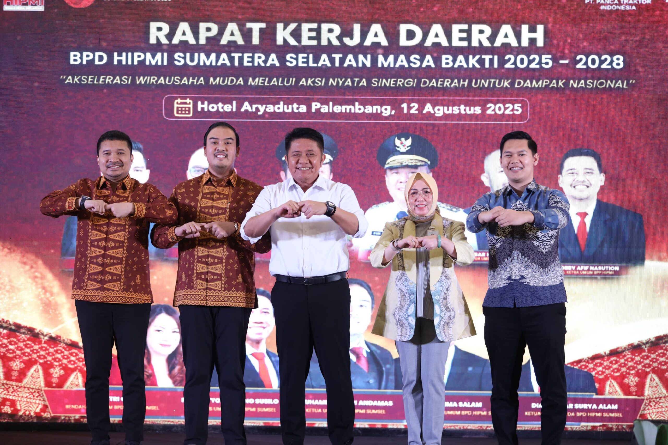 Rakerda HIPMI Sumsel 2025, Herman Deru Dorong Pemuda Kendalikan Teknologi untuk Peluang Usaha
