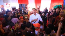 Tawa Ceria Anak- anak pada Puncak peringatan Hari Anak Nasional ke-41 tingkat Provinsi Sumsel