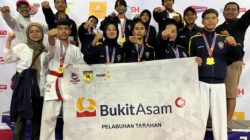 Tim Karate Binaan Bukit Asam Raih 13 Medali di Kejuaraan Internasional