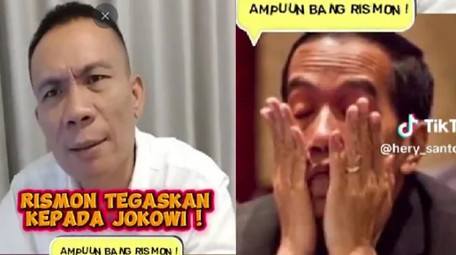 Rismon Sianipar Lantang Sebut Jokowi Pemimpin Maling: Menteri Siapa yang Antar Duit Tiap Minggu ke Gibran?