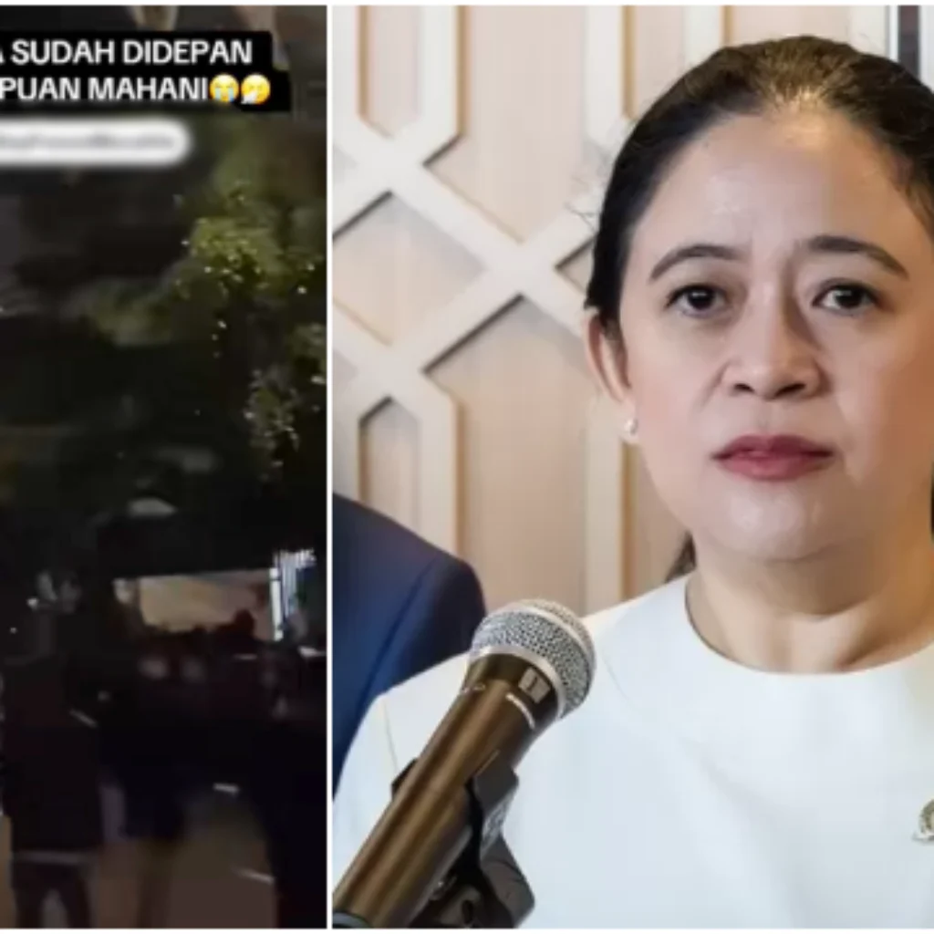Video Rumah Ketua DPR RI Digeruduk Massa, “Woy Puan Keluar!”