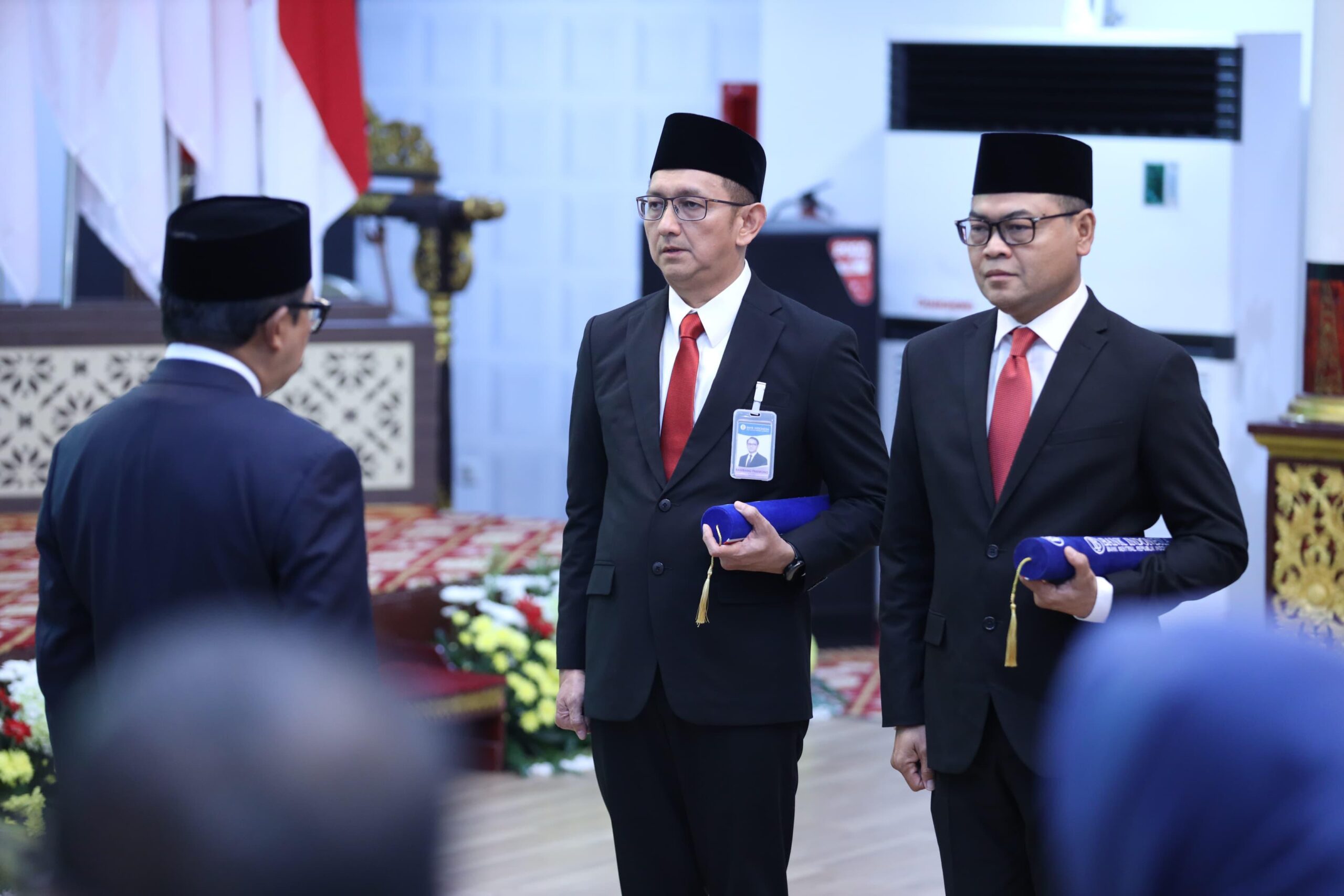 Pengukuhan Kepala Perwakilan Bank Indonesia Sumsel yang baru