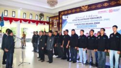 Pengurus PWI Muara Enim Dilantik, Bupati Edison minta Wartawan Sajikan Berita Yang Objektif