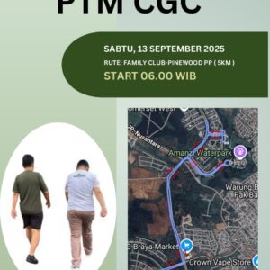 Jaga Kebersamaan dan Kebugaran Tubuh   PTM CGC Gelar Jalan Sehat