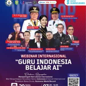Spektakuler, 25 Ribu Guru Webinar Bersama Herman Deru : Tingkatkan Kualitas dan Rekor Dunia