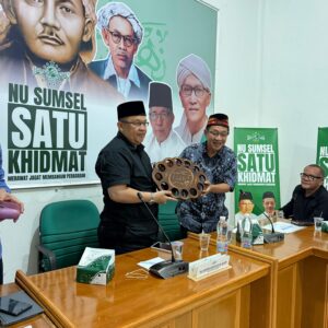 Silaturahim AlfaOne  dan PWNU Sumsel Jajaki Kerja Sama Pengadaan Air Minum ke Ponpes