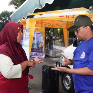 Dekatkan Pelayanan, BPJS Kesehatan Cabang Palembang Hadirkan Mobil Keliling di Event Jalan Santai