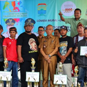 Lomba Mural “Goresan Cindo Palembang Belagak” Resmi Ditutup, Kuda Poni Raih Juara Pertama