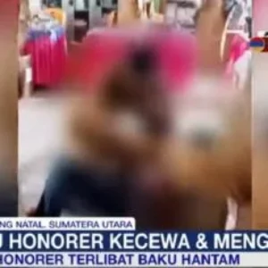 Guru Honorer dan ASN Baku Hantam; Rapat Sekolah di Madina Ricuh