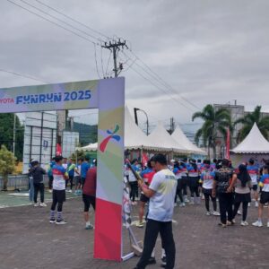 Ratusan Peserta Meriahkan Kalla Toyota Fun Run 2025 di Mamuju