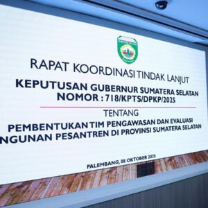 Pemprov Sumsel akan Awasi dan Periksa Kelayakan Bangunan Pondok Pesantren