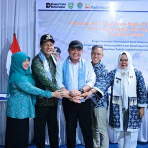 Peresmian PLTS  Irigasi di Kabupaten Muara Enim
