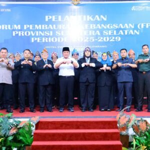 Pelantikan Pengurus Forum Pembauran Kebangsaan Sumsel  periode 2025–2029