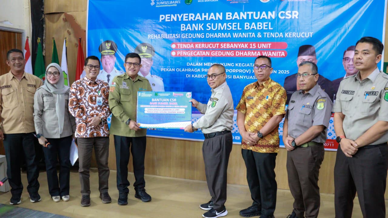 Dukung Porprov XV, Bank Sumsel Babel Berikan Bantuan Rehabilitasi dan Fasilitas Penunjang