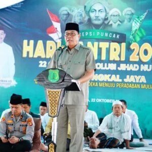 Puncak Peringatan Hari Santri Tahun 2025 di Tungkal Jaya Kabupaten Musi Banyuasin